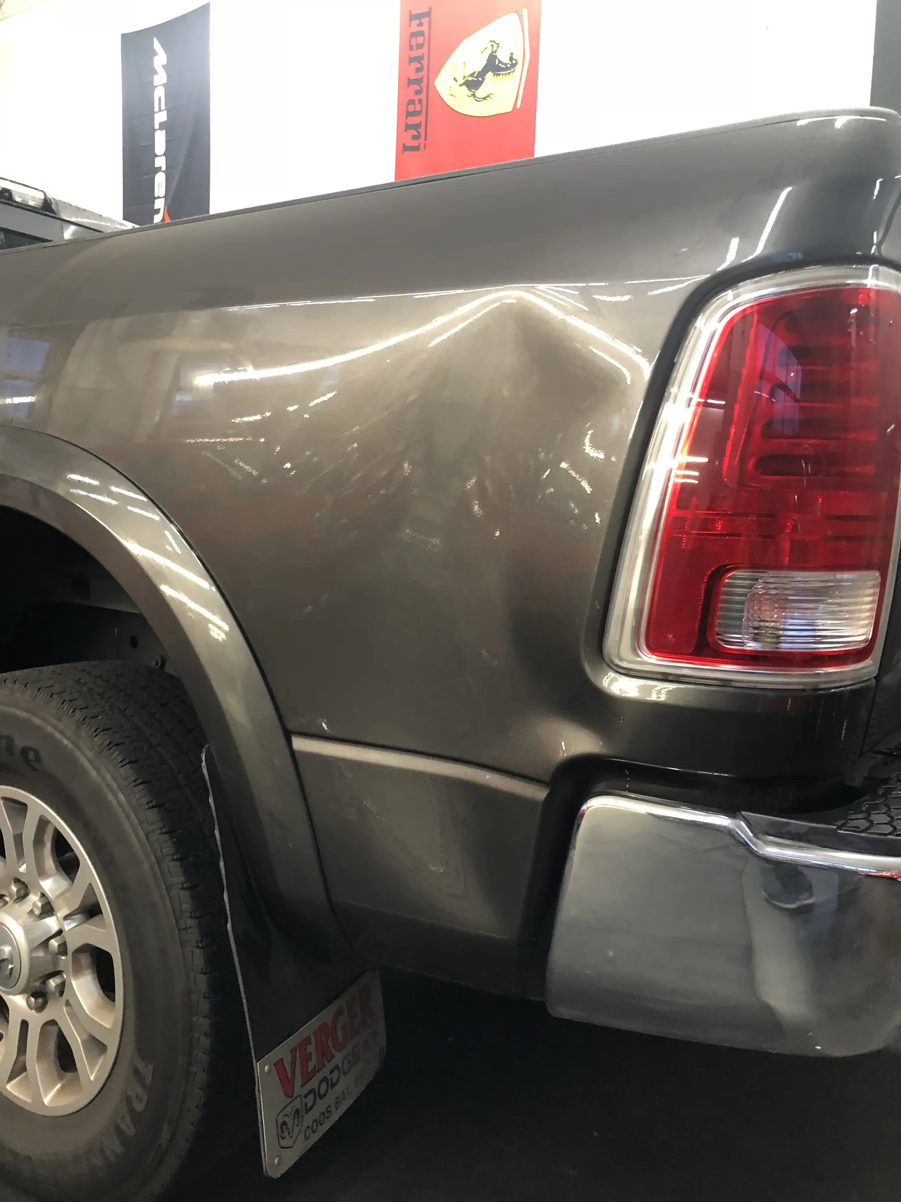 Truck Bed Dent Repair at Dent Solutions NW in Bellevue